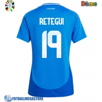Fotballdrakt Dame Italia Mateo Retegui #19 Hjemmedrakt EM 2024 Kortermet